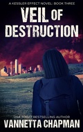 Cover: Veil of Destruction (Kessler Effect, #4) - Vannetta Chapman