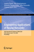 Cover: Engineering Applications of Neural Networks - Springer