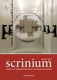 Abbildung von: Scrinium Band 78 - 2024 - Verlag Anton Pustet Salzburg