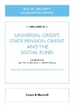 Cover: Social Security Legislation 2024/25 Volume II - Sweet & Maxwell