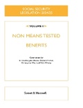Cover: Social Security Legislation 2024/25 Volume I - Sweet & Maxwell