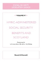 Enlarge image Cover: Social Security Legislation 2024/25 Volume IV - Sweet & Maxwell