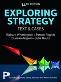 Cover: Exploring Strategy Text & Cases - Pearson Education Limited