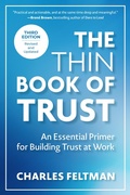 Cover: The Thin Book of Trust, Third Edition - Berrett-Koehler Publishers