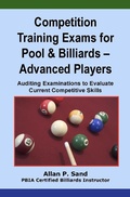 Cover: Competition Training Exams for Pool & Billiards - Advanced Players - Allan P. Sand