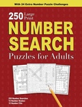 Cover: 250 Number Search Puzzles for Adults - Soggy Nomad Press