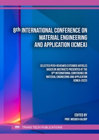 Enlarge image Cover: 8th International Conference on Material Engineering and Application (ICMEA) - Trans Tech Publications Ltd