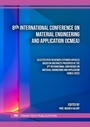 Cover: 8th International Conference on Material Engineering and Application (ICMEA) - Trans Tech Publications Ltd