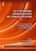 Cover: The 5th International Conference on Science and Technology Applications - Trans Tech Publications Ltd