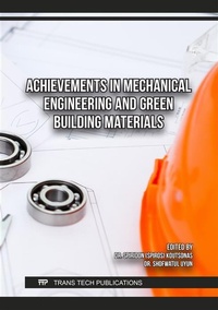 Abbildung von: Achievements in Mechanical Engineering and Green Building Materials - Trans Tech Publications Ltd