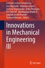 Cover: Innovations in Mechanical Engineering III - Springer