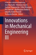Cover: Innovations in Mechanical Engineering III - Springer