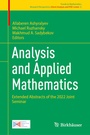 Cover: Analysis and Applied Mathematics - Birkhäuser