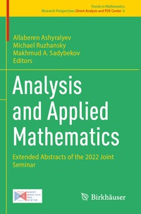 Enlarge image Cover: Analysis and Applied Mathematics - Birkhäuser
