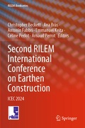 Cover: Second RILEM International Conference on Earthen Construction - Springer