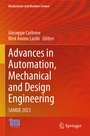 Cover: Advances in Automation, Mechanical and Design Engineering - Springer