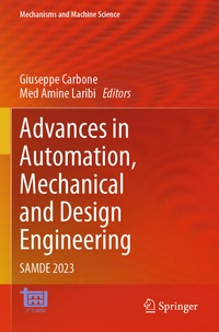 Enlarge image Cover: Advances in Automation, Mechanical and Design Engineering - Springer