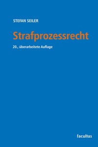 Abbildung von: Strafprozessrecht - Facultas
