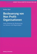 Cover: Besteuerung von Non Profit-Organisationen - Helbing & Lichtenhahn