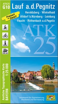 Abbildung von: ATK25-G10 Lauf a.d.Pegnitz (Amtliche Topographische Karte 1:25000) - Landesamt für Digitalisierung, Breitband und Vermessung, Bayern