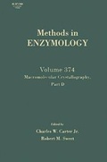 Cover: Macromolecular Crystallography, Part D: Volume 374 - Academic Press