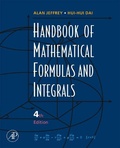 Cover: Handbook of Mathematical Formulas and Integrals - Academic Press