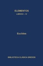 Cover: Elementos. Libros I-IV. - Gredos