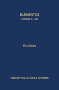 Cover: Elementos. Libros X-XIII - Gredos