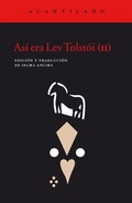 Cover: As&iacute; era Lev Tolst&oacute;i (II) - Acantilado