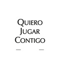 Cover: Quiero jugar contigo - Hakabooks