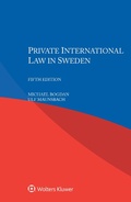 Abbildung von: Private International Law in Sweden - Wolters Kluwer