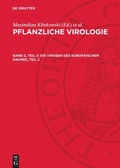 Cover: Die Virosen des europ&auml;ischen Raumes, Teil 2 - De Gruyter