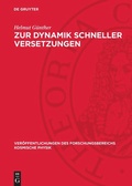 Cover: Zur Dynamik schneller Versetzungen - De Gruyter