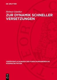 Abbildung von: Zur Dynamik schneller Versetzungen - De Gruyter