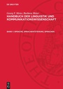 Cover: Sprache, Sprachentstehung, Sprachen - De Gruyter