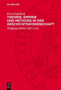 Abbildung von: Theorie, Empirie und Methode in der Geschichtswissenschaft - De Gruyter