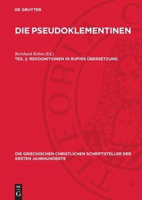 Enlarge image Cover: Rekognitionen in Rufins Übersetzung - De Gruyter