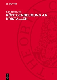 Abbildung von: Röntgenbeugung an Kristallen - De Gruyter