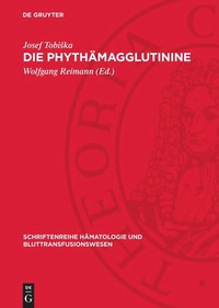 Enlarge image Cover: Die Phythämagglutinine - De Gruyter