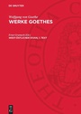 Cover: West-östlicher Divan, 1. Text - De Gruyter