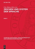 Cover: Zeichen und System der Sprache. Band 1 - De Gruyter