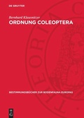 Cover: Ordnung Coleoptera - De Gruyter