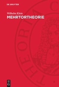Cover: Mehrtortheorie - De Gruyter
