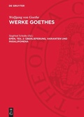Cover: Epen, Teil 2: &Uuml;berlieferung, Varianten und Paralipomena - De Gruyter