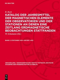 Abbildung von: Stationen von +549 bis +450 - De Gruyter