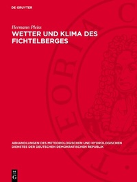 Abbildung von: Wetter und Klima des Fichtelberges - De Gruyter