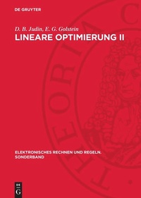 Enlarge image Cover: Lineare Optimierung II - De Gruyter