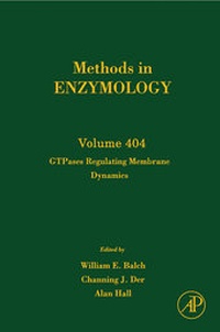 Enlarge image Cover: GTPases Regulating Membrane Dynamics: Volume 404 - Academic Press