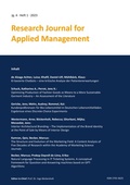 Cover: Research Journal for Applied Management - Jg. 4, Heft 1 - BoD - Books on Demand
