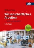 Cover: Wissenschaftliches Arbeiten - UTB